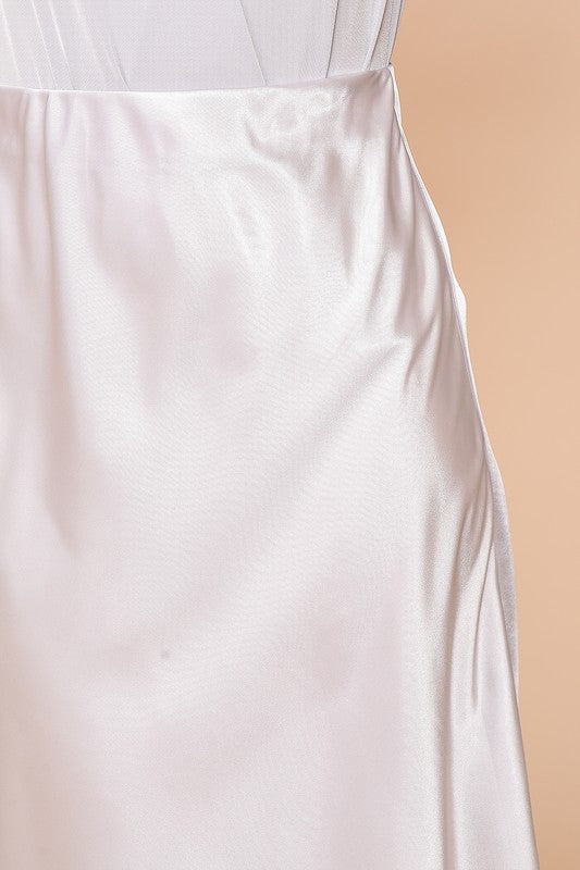 SKT 1006 - High Waisted Evening Skirt