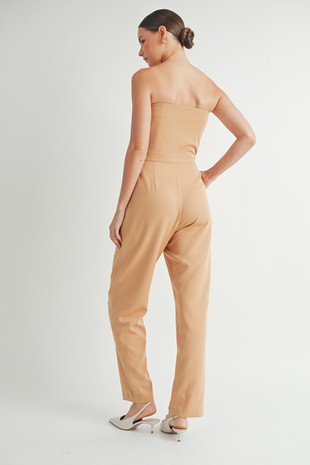 JS 130 - Strapless Woven Jumpsuit