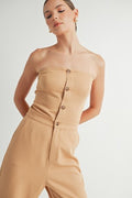 JS 130 - Strapless Woven Jumpsuit