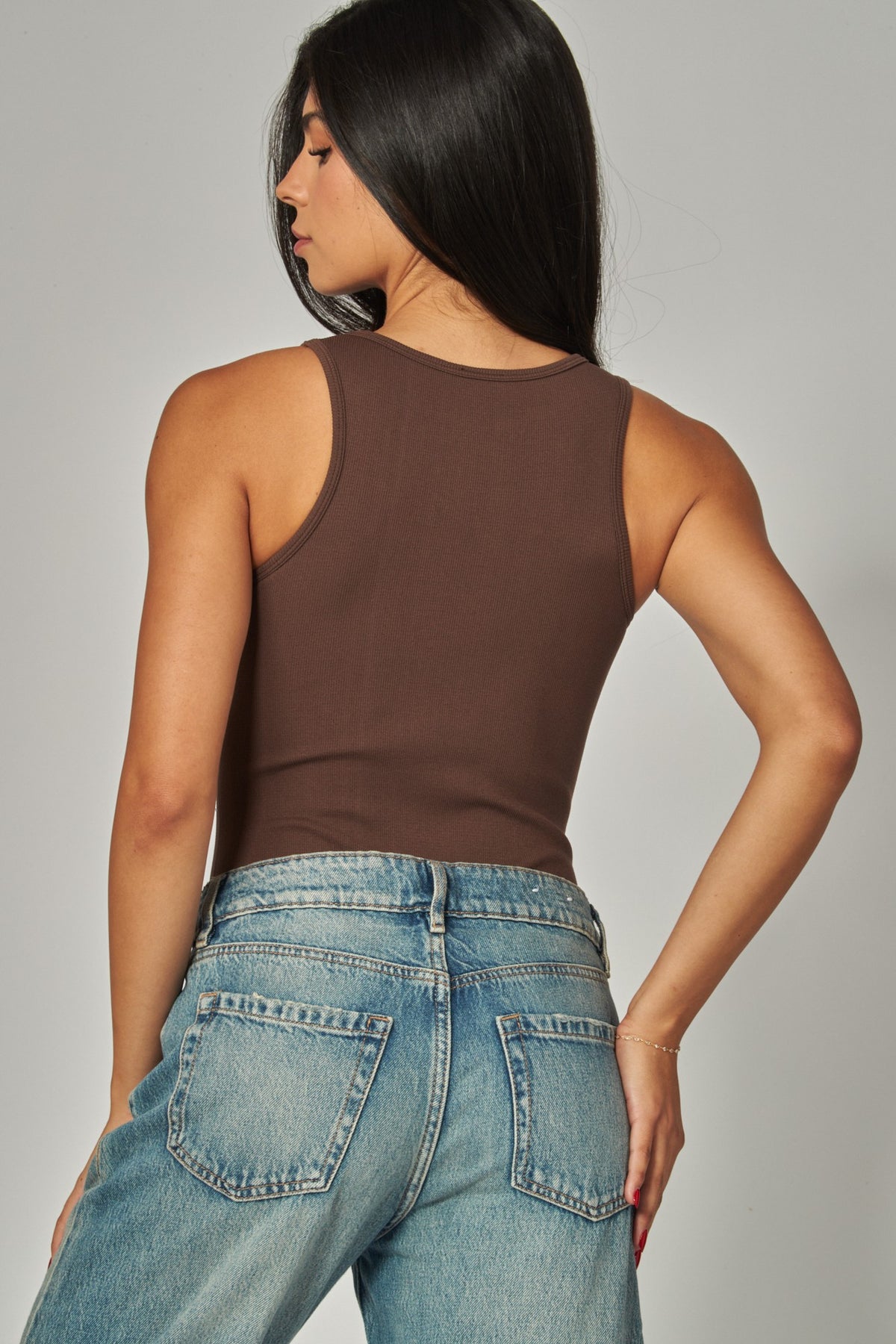 BS 013 - Rhinestone Embellished Bodysuit