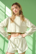 SWT 001 - Cozy Hoodie and Shorts Set (Top Only)