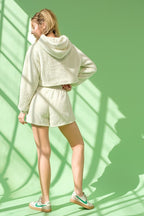 SWT 001 - Cozy Hoodie and Shorts Set (Top Only)