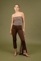 P 796 - Straight Leg Cropped Pants