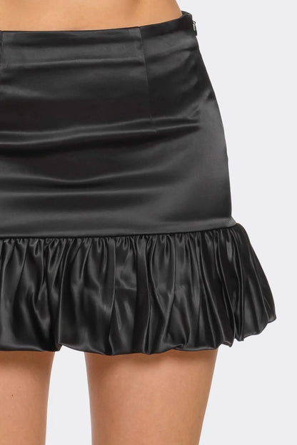 SKT 1014 - Satin Bubble Skirt