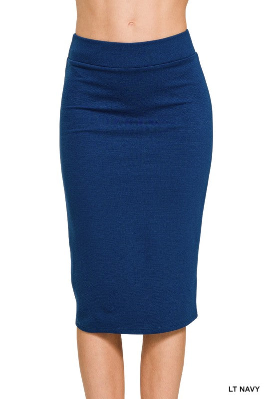 SKT 959 - Pencil Knee Skirt