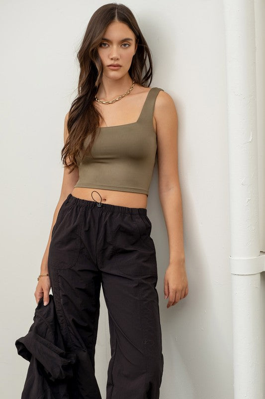 CT 2721 - Reversible Cropped Tanktop