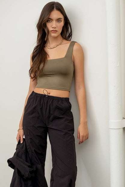 CT 2721 - Reversible Cropped Tanktop