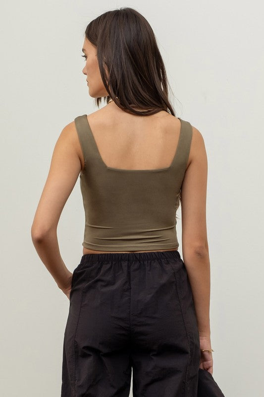 CT 2721 - Reversible Cropped Tanktop
