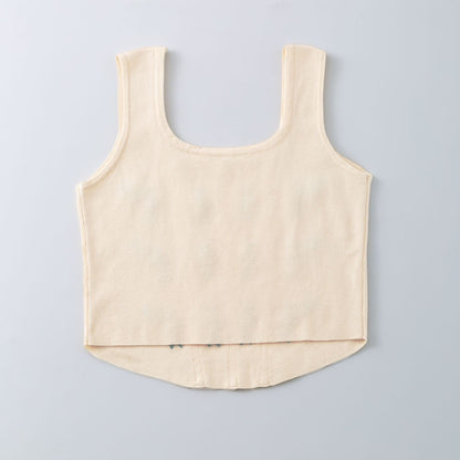 TT 099 - Floral Corset Tank Top