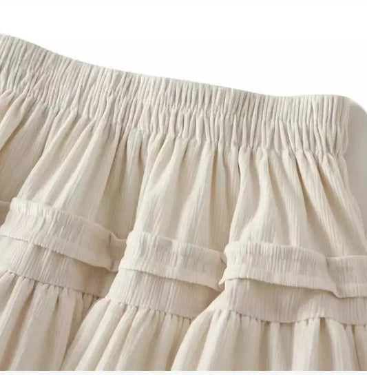 SKT 1054 - Ruffle Mini Skirt