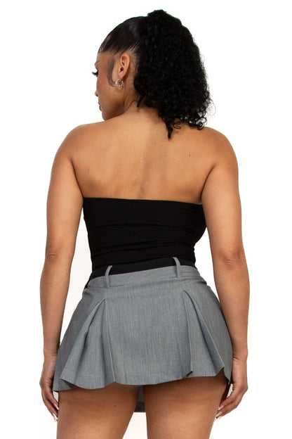 CT 2727 - Solid Twisted Tube Top