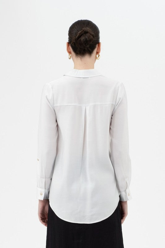 DT 1663 - Button Down Shirt With Pocket