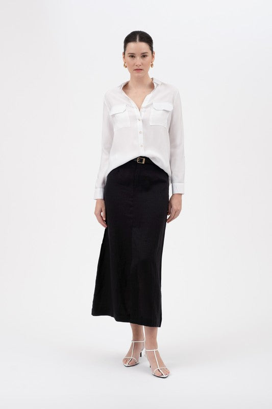 DT 1663 - Button Down Shirt With Pocket