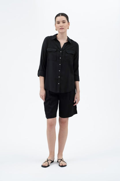 DT 1663 - Button Down Shirt With Pocket