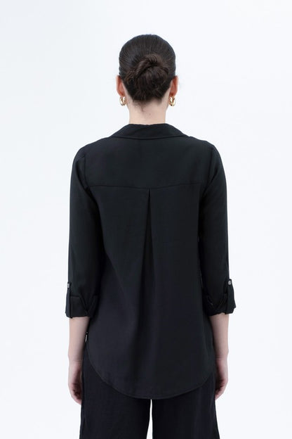 DT 1663 - Button Down Shirt With Pocket