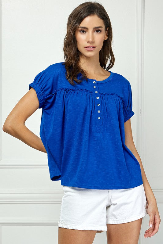 CT 2792 - Button Down Top