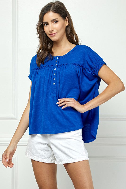 CT 2792 - Button Down Top