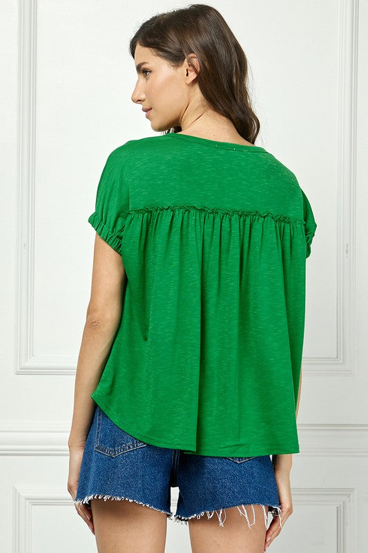 CT 2792 - Button Down Top