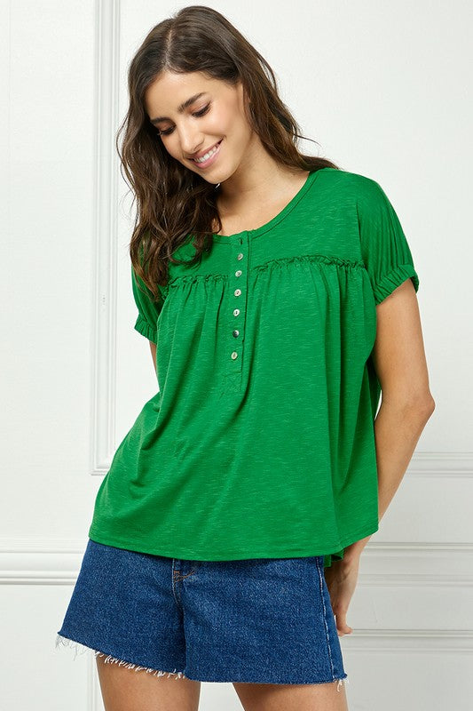 CT 2792 - Button Down Top