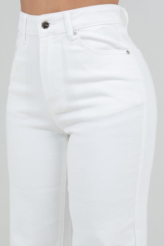 P 817 - Wide Leg Denim Jeans