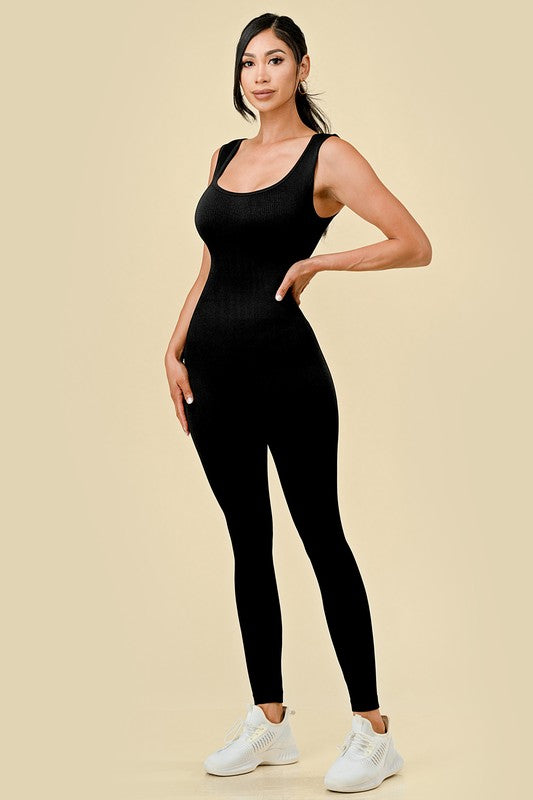 JS 126 - Square Neck Jumpsuit