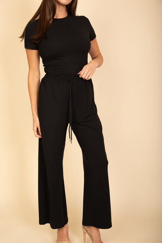 P 764 - Wide Leg Pant & Relaxed Fit Top (Pants Only)