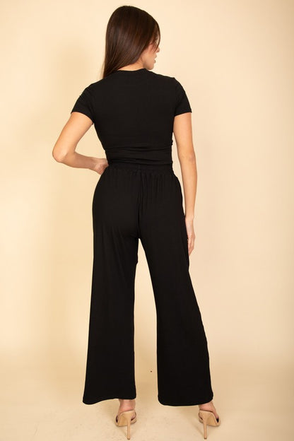 P 764 - Wide Leg Pant & Relaxed Fit Top (Pants Only)