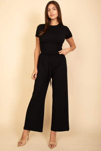 P 764 - Wide Leg Pant & Relaxed Fit Top (Pants Only)