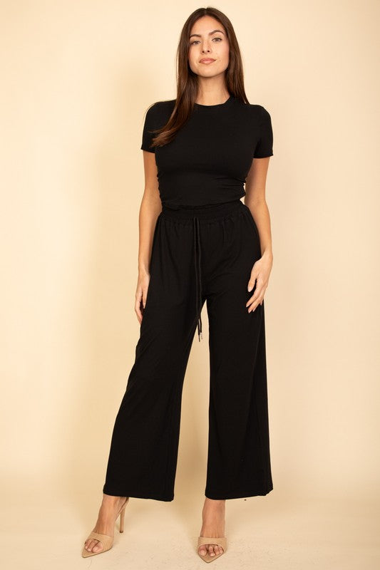 P 764 - Wide Leg Pant & Relaxed Fit Top (Pants Only)
