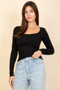 CT 2730 - Square Neck Long Sleeve Shirt