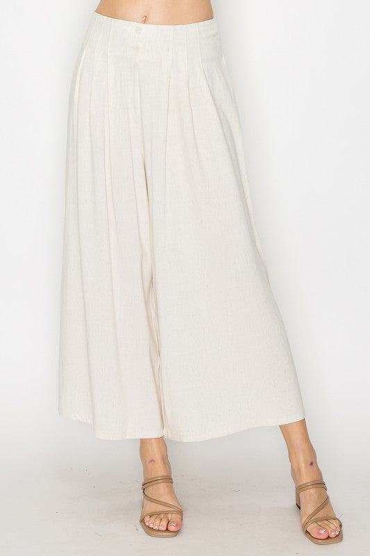 SET 023 - Smocked Wide Leg Pants