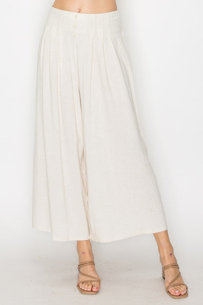 SET 023 - Smocked Wide Leg Pants