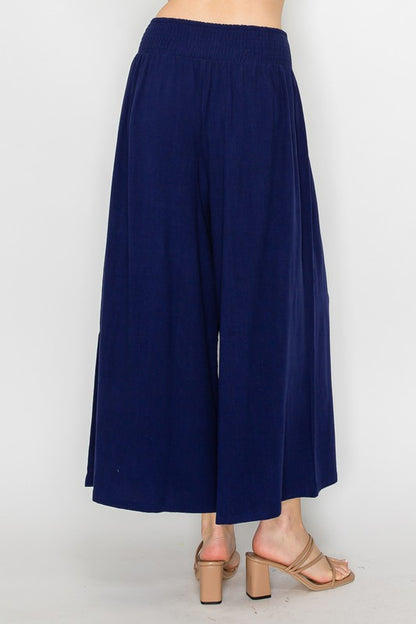 SET 023 - Smocked Wide Leg Pants