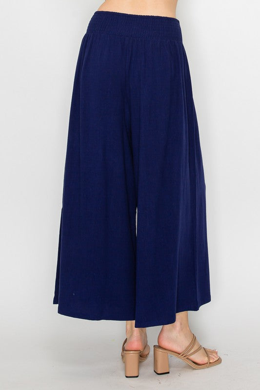 SET 023 - Smocked Wide Leg Pants
