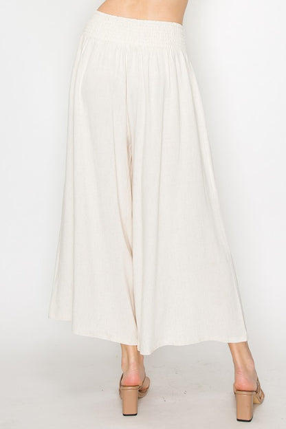 SET 023 - Smocked Wide Leg Pants