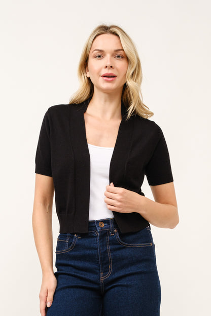 SWT 039 - 3/4 Sleeve Open Bolero