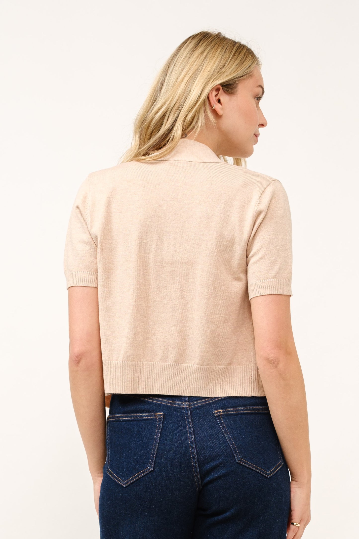 SWT 039 - 3/4 Sleeve Open Bolero