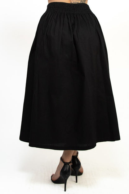 SKT 991 - High Rise Maxi Skirt