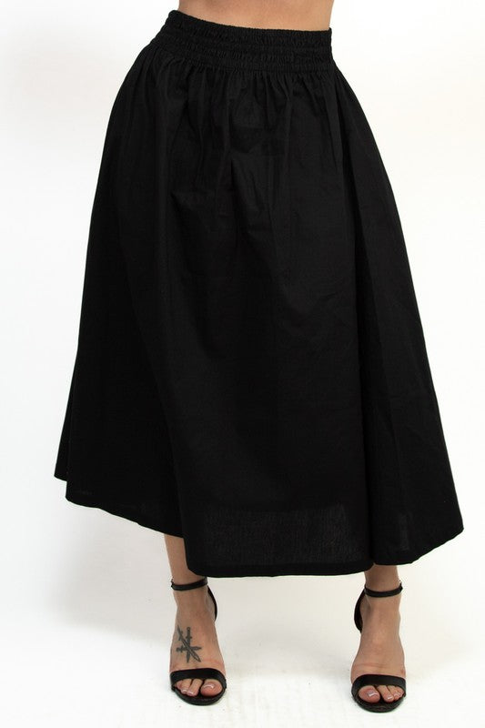 SKT 991 - High Rise Maxi Skirt