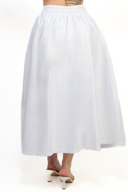 SKT 991 - High Rise Maxi Skirt