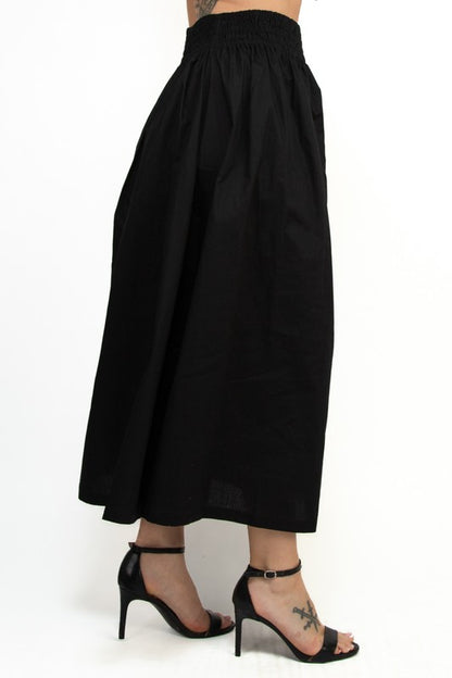 SKT 991 - High Rise Maxi Skirt