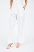 P 821 - Pleated Pinstripe Dress Pants