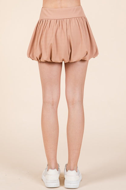 SKT 978 - High Waist Mini Balloon Skirt