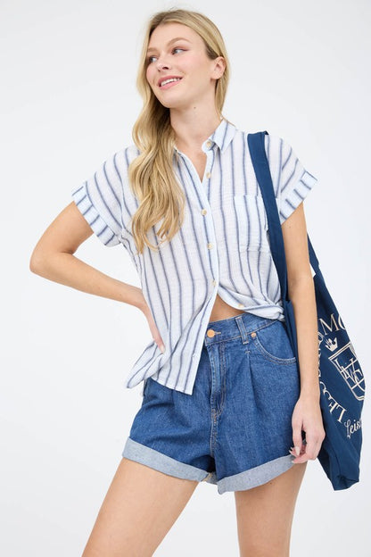 CT 2813 - Short Sleeve Button Down Shirt
