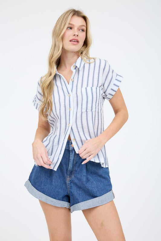 CT 2813 - Short Sleeve Button Down Shirt