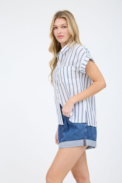 CT 2813 - Short Sleeve Button Down Shirt