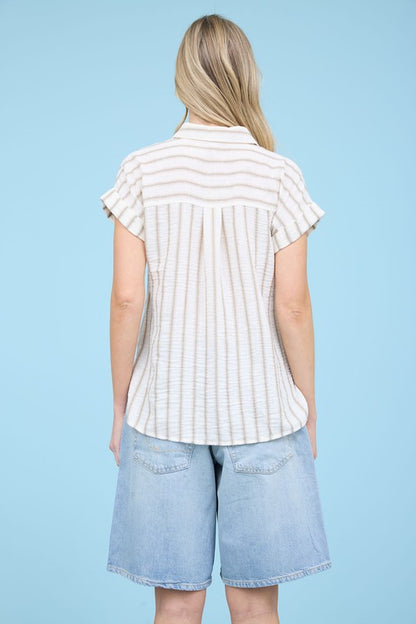 CT 2813 - Short Sleeve Button Down Shirt