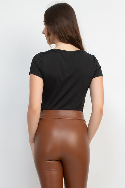 CT 2773 - Square Neck Double Layer Top