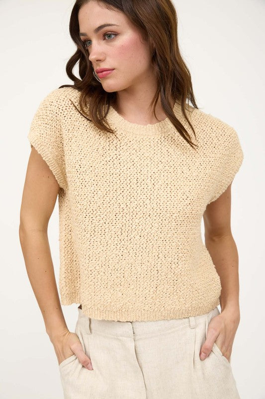 DT 1882 - Knit Crew Neck Pullover