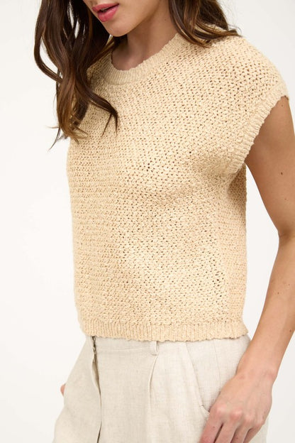 DT 1882 - Knit Crew Neck Pullover